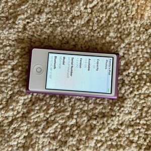 Apple iPod nano 7th Generation pink (16 GB) NEW BATTERY   Very Nice